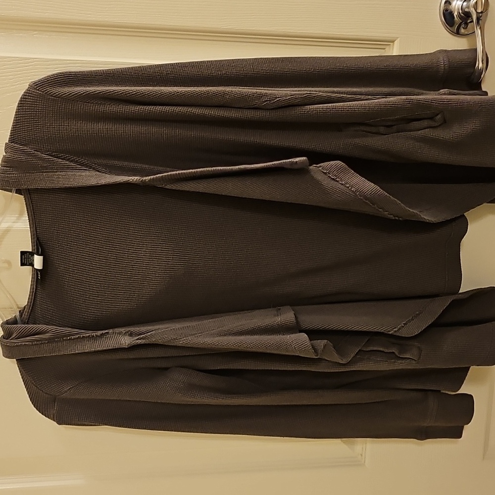 INC Waffle Knit Cardigan